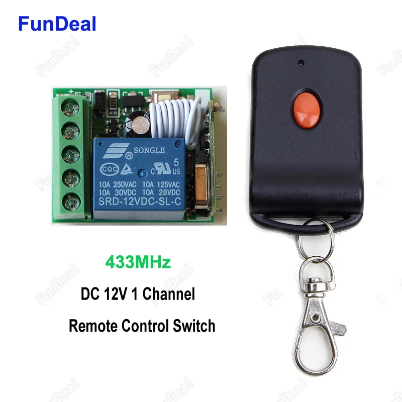 Универсальный беспроводной пульт дистанционного управления 433 МГц 12 В