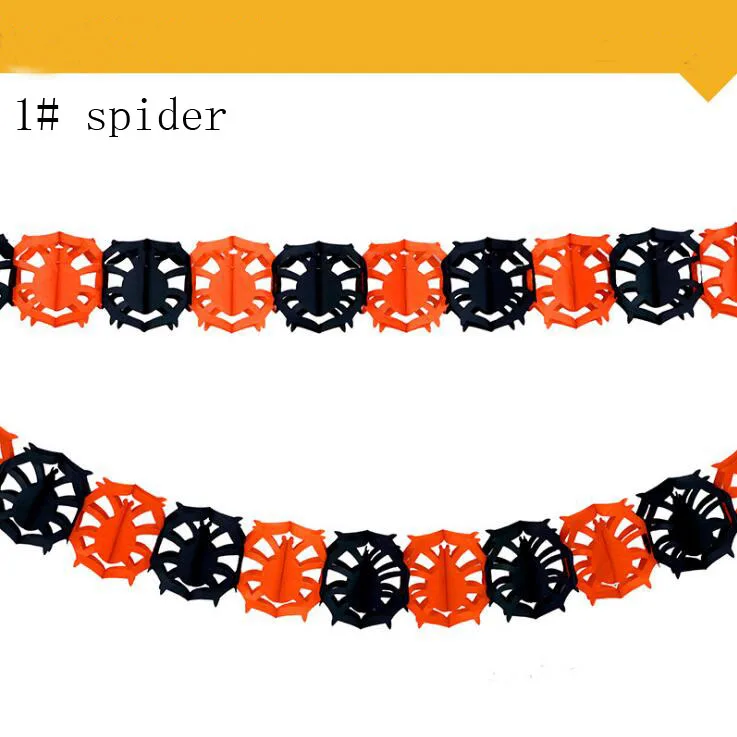 Праздничные принадлежности 3 метра креативные желтые черные бумажные вымпелы