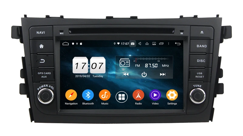 2 Din 7&quot Android 10.0 Car Multimedia Player for SUZUKI ALTO CELERIO CULTUS 2015-2016 Radio Stereo audio DSP Carplay auto | Автомобили
