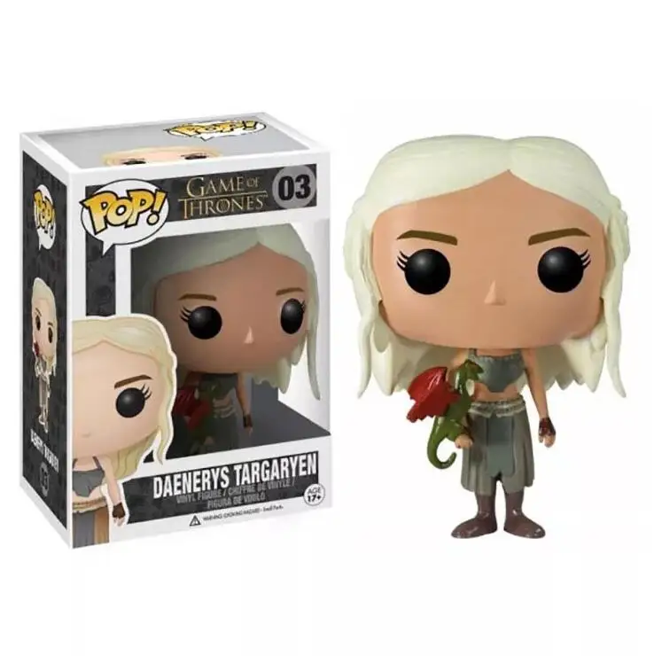 FUNKO поп Игра престолов ПВХ коллекционные игрушки Джон Таргариен дрогон призрак Тирион Ланнистер экшн фигуры Детские игрушки