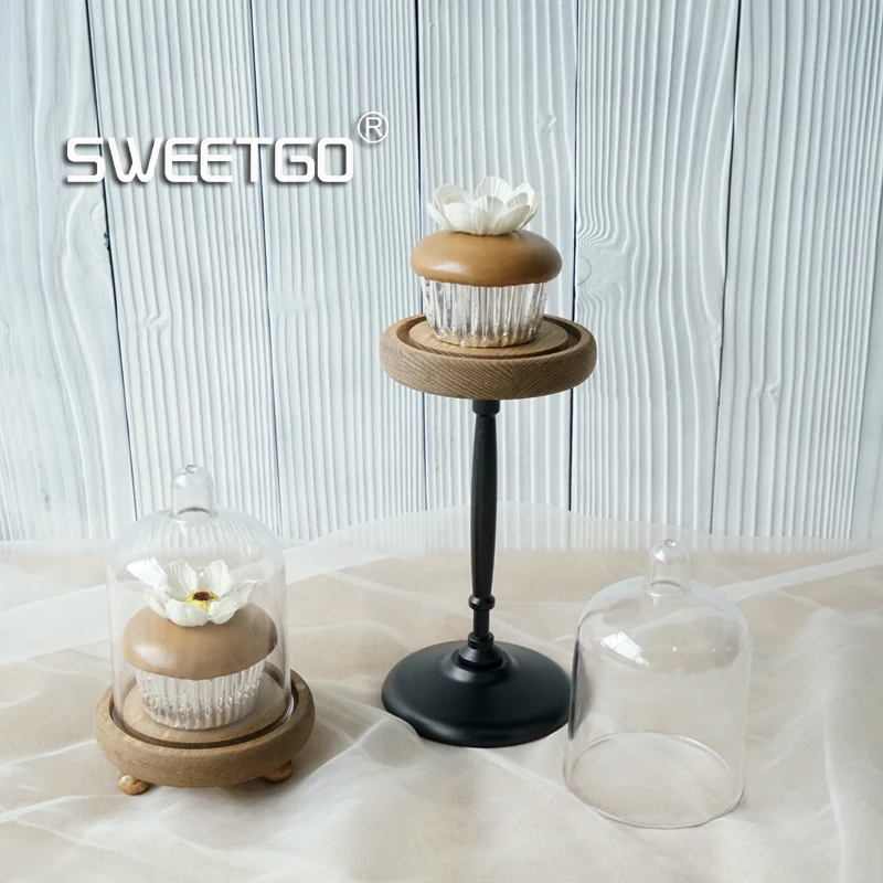 SWEETGO 8 шт. деревянная подставка для торта набор в лесном стиле инструменты для торта помадка поднос для торта украшение дома десертный стол вечерние поставщик