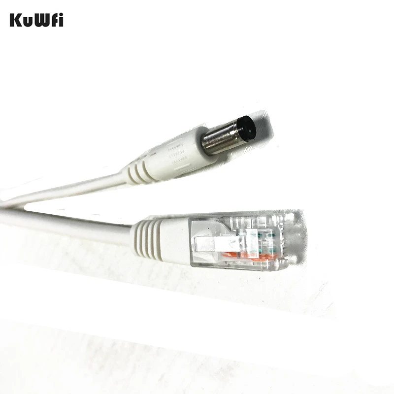 2 шт. KuWFi кабель адаптер poe RJ45 инжектор Сплиттер Комплект пассивного питания через
