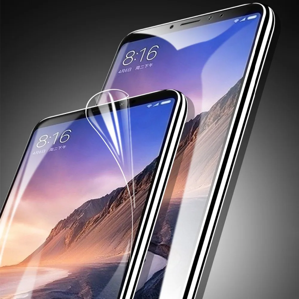 5D Mi Max полное покрытие мягкая Гидрогелевая Защитная пленка для Xiaomi 2 3 Mix 2S