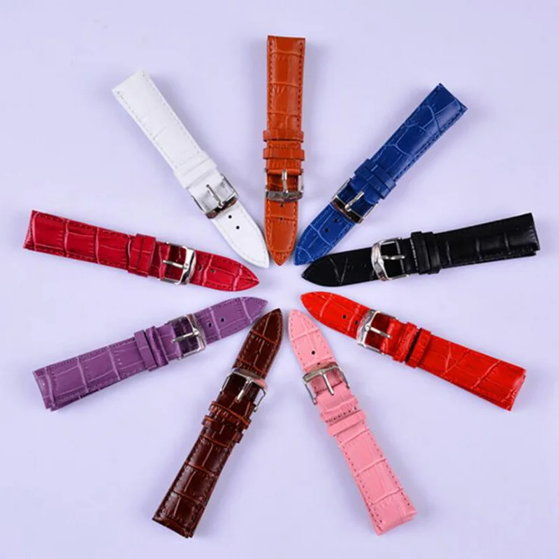 Прочный кожаный ремешок для наручных часов neway наручные часы черного и