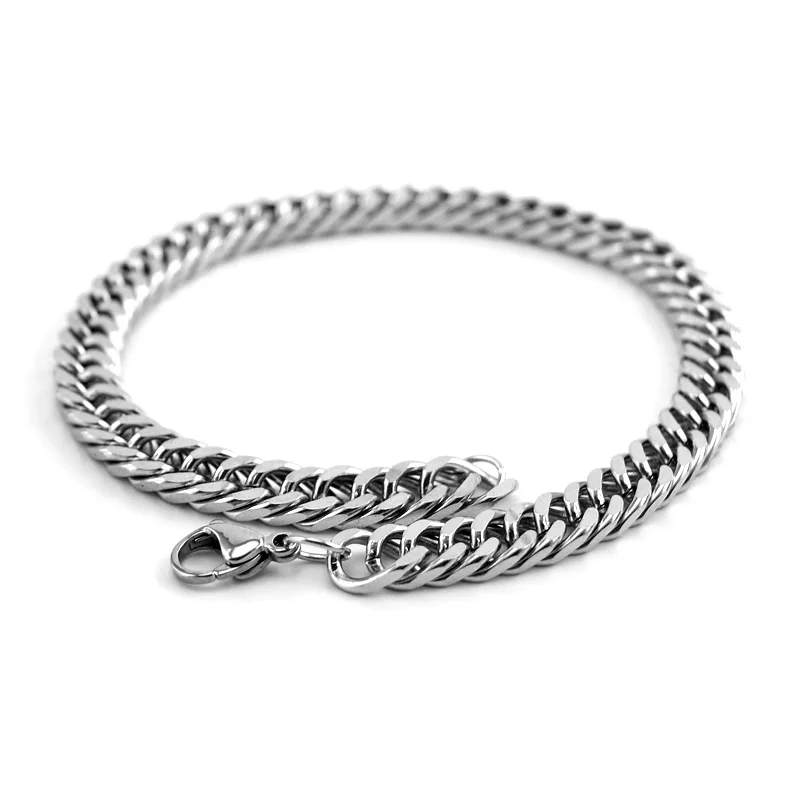Браслеты цепочки pulseira masculina из нержавеющей стали 7 мм мужские и ювелирные изделия