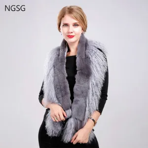 NGSG 2 шт. теплые руки из натурального меха енота для женщин зимние теплые руки из натурального меха животных пальто Манжеты гетры для рук XK1120