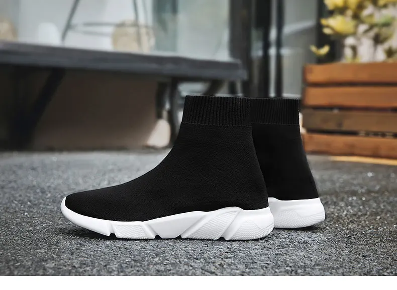 MWY/мужские кроссовки; спортивная обувь; zapatillas hombre Deportiva; высокие носки; кроссовки; вязаная обувь для бега; удобная обувь размера плюс