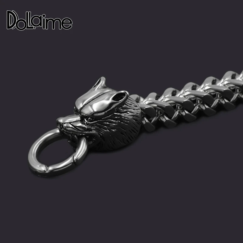 Популярный мужской браслет из нержавеющей стали серебристого цвета 22 х10 мм |