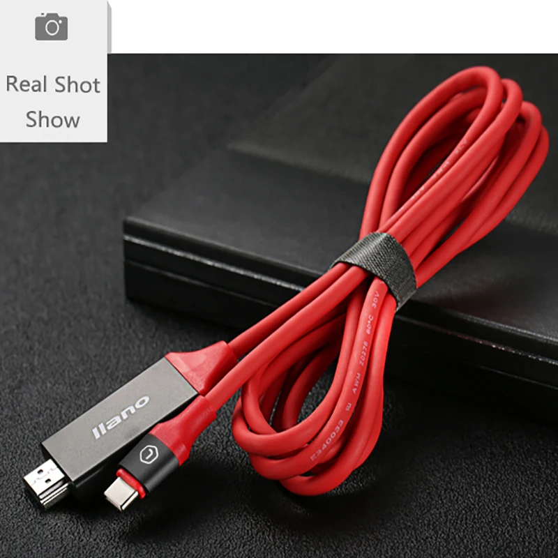 Llano USB C к HDMI кабель Thunderbolt 3 type 4 K * 2 HD дисплей для Macbook samsung dex телефон Chromebook usb |