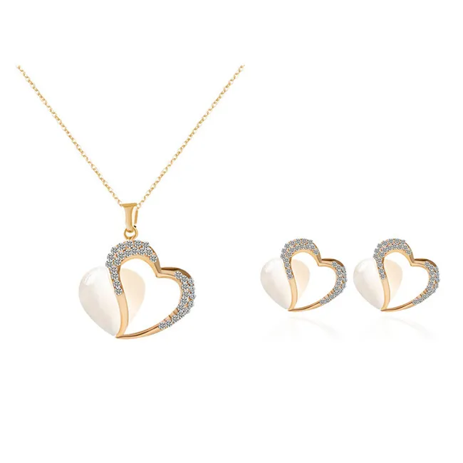 В форме сердца модные украшения кошачий глаз новая серьга 1 комплект горячее