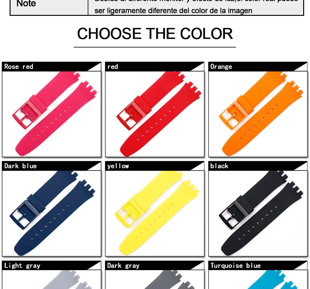 Пряжка 20 мм силиконовый ремешок для мужчин для Swatch SUSB401SUSW402SUSN400SUSL400 резиновый ремешок водонепроницаемый браслет для часов