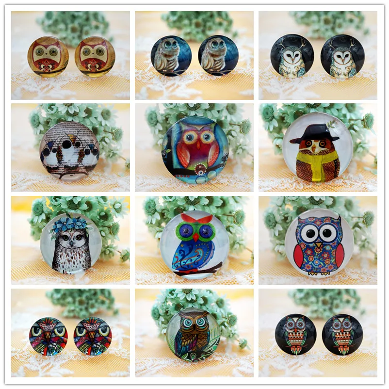 Круглый Стеклянный кабошон 18 мм 10 шт./лот для изготовления браслетов ожерелий