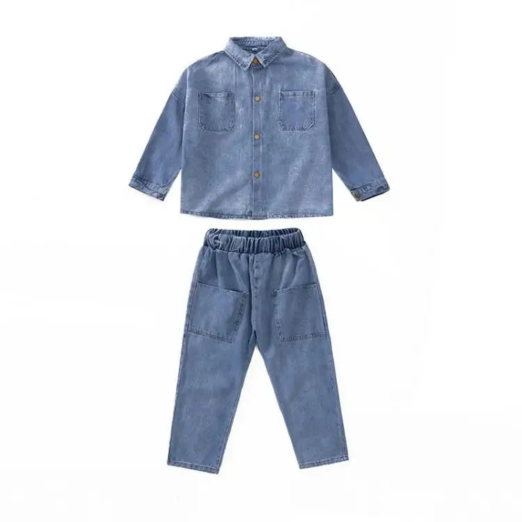 Весенне осенний костюм для девочек Новинка 2019 года модная повседневная одежда в