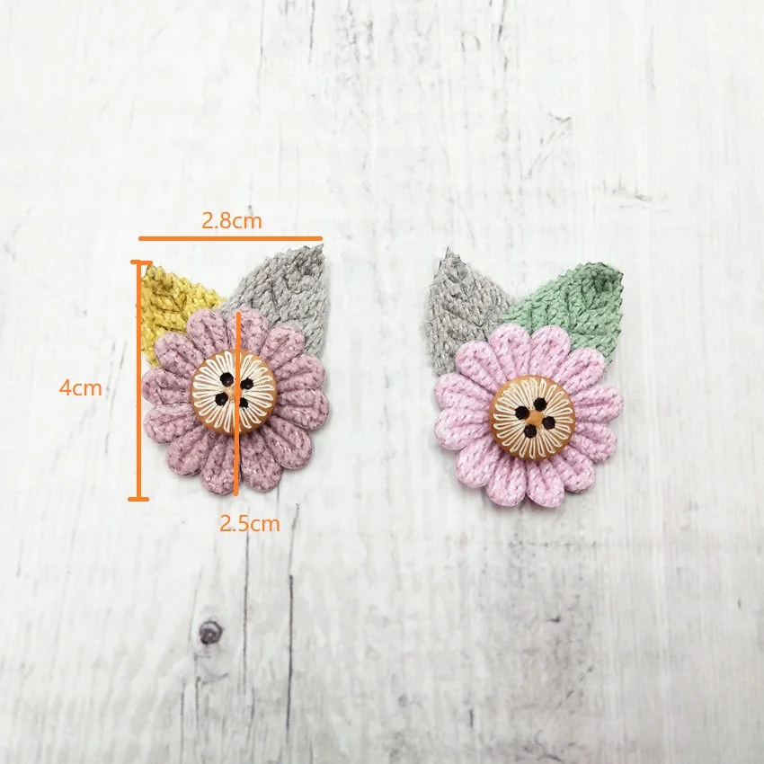 20 шт. ручная работа Подсолнух рукоделие Вязание DIY Одежда ремесла головные уборы
