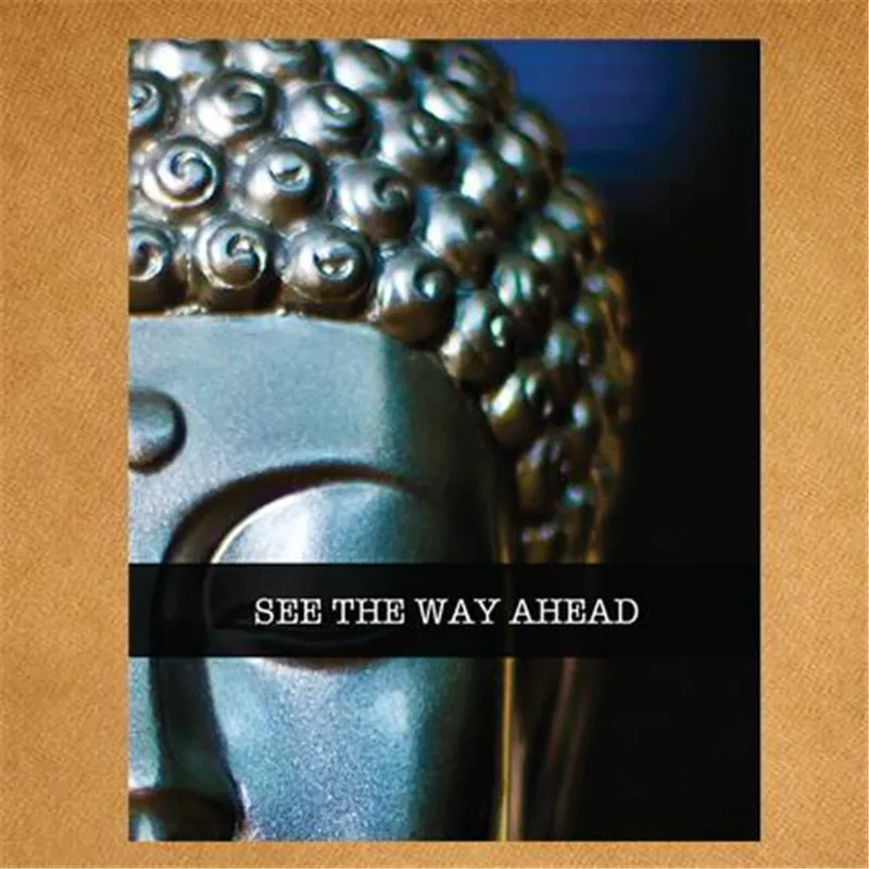 Футболка женская нашивка 25 см портрет Будды термоклейкие нашивки для одежды