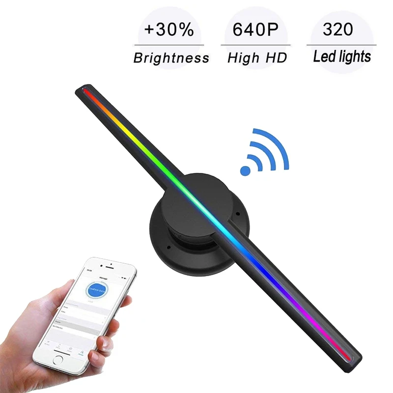 42 см/16 54 дюйма Wifi 3D голографический проектор голограмма плеер светодиодный