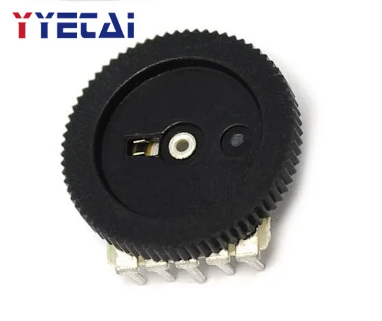 

Новый потенциометр B103 10K 16*2 мм 5-контактный с двойным циферблатом