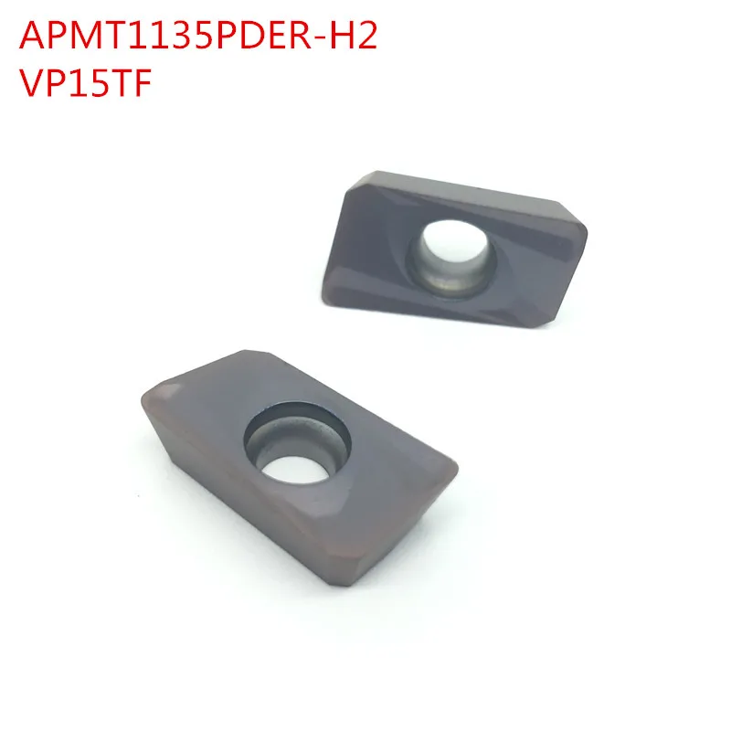 20 шт. APMT 1135 PDER H2 VP15TF твердосплавная вставка R0.8 лицевая мельница токарный станок