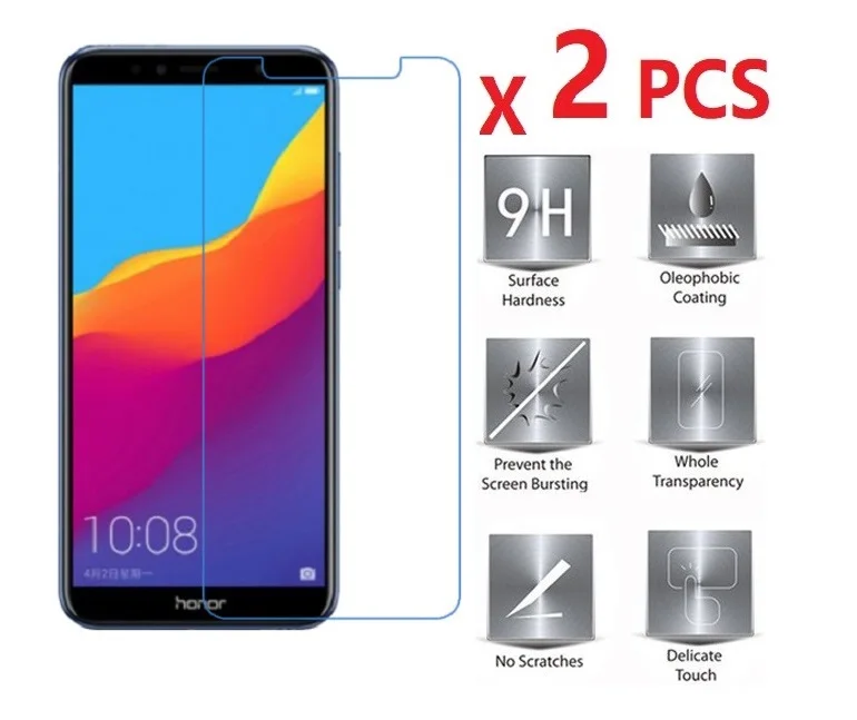 2 шт. для huawei Y6 (2018) II Y6II компактный протектор экрана из закаленного стекла 2.5D 0 26 мм