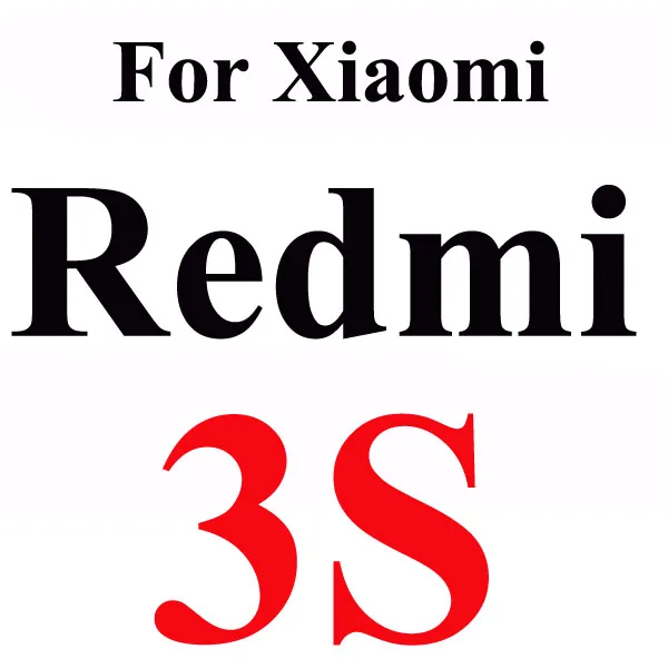 Закаленное стекло для Xiao mi Red mi 5A 4A 3 S Note 3 S Pro Prime mi 5 mi 4 mi 4i mi 4C mi 5 Note 2 Защитная пленка для экрана - Цвет: For Redmi 3S