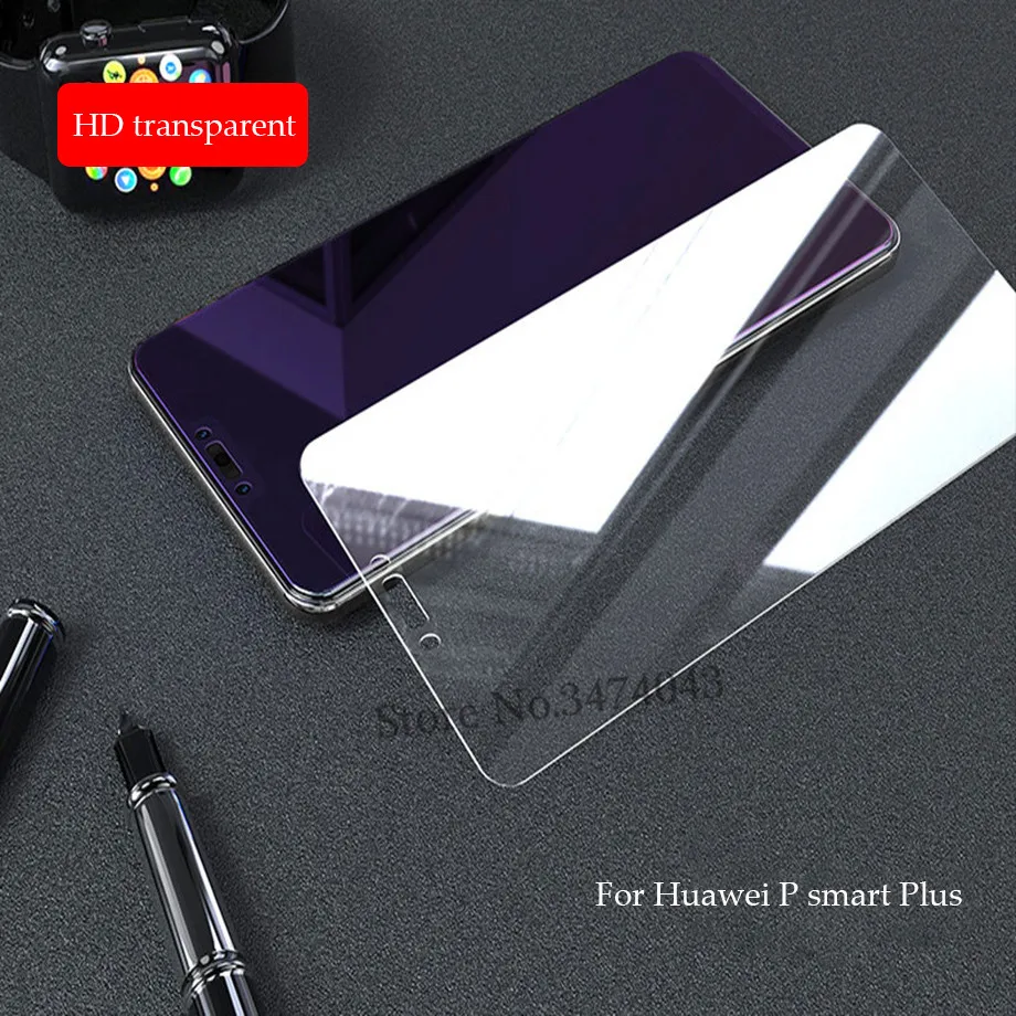 Полное защитное закаленное стекло для huawei P Smart Plus защита экрана 9H Защитное стекло для huawei P Smart стекло