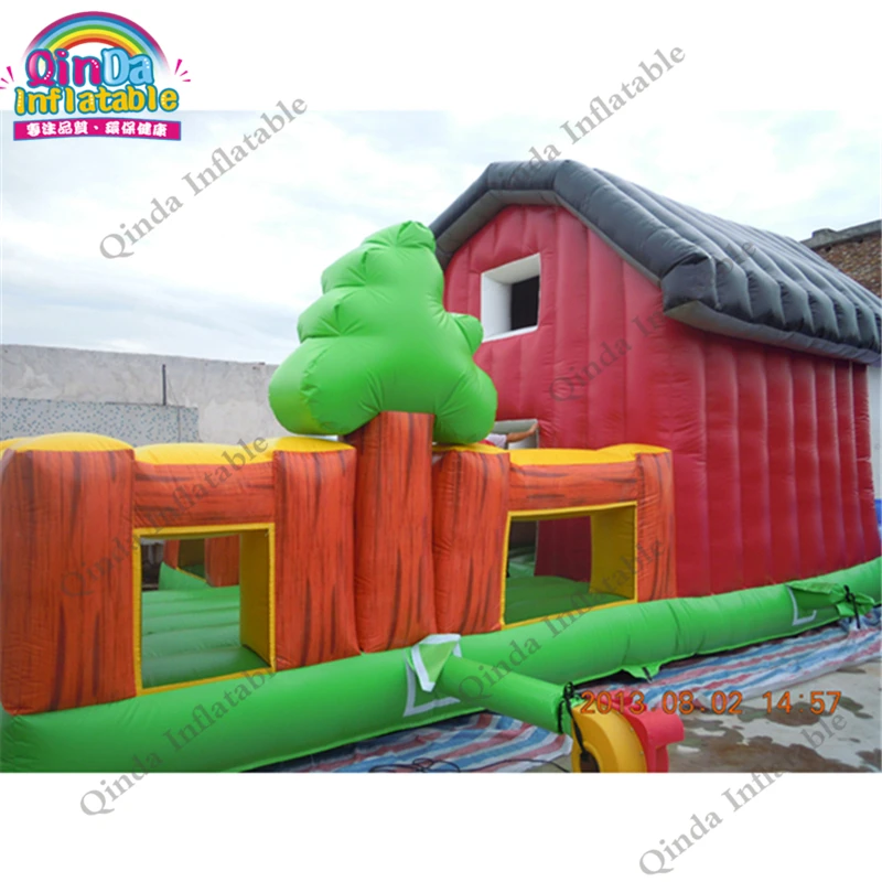 Гуанчжоу Оптовый пазл надувные замки прыжки замок игрушки для детей дом