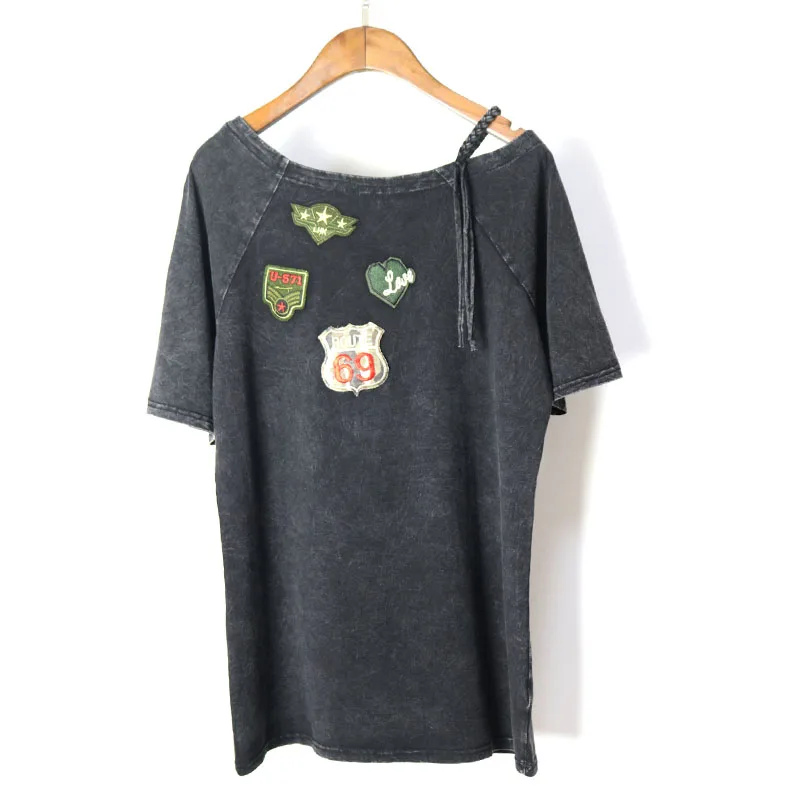 Модная женская футболка в стиле панк-рок Забавные футболки Camisa Feminina Camisetas Mujer