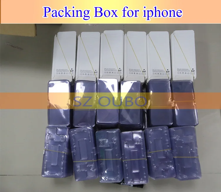Wihte бумажная коробка с внутренним пластиком для iPhone 5G 5S 6G 6S 7G 7Plus ЖК-экран