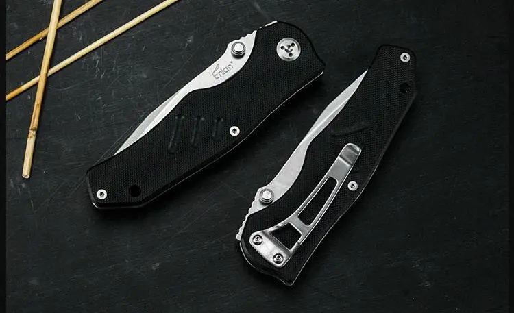 ENLAN EW007 складной карманный Ножи 8Cr13Mov лезвие G10 ручка EDC 60HRC Открытый Дайвинг Тактический фреза для деревообработки коллекционный инструмент