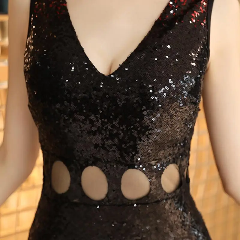 FADISTEE Новое поступление классическое вечернее платье Vestido de Festa простое платье с блестками длинное платье Русалка Стиль