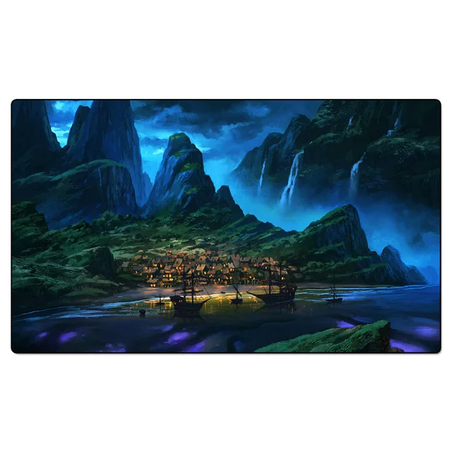 Настольная игра карточные игры тени над Innistrad Basic Land Island игровой коврик большой