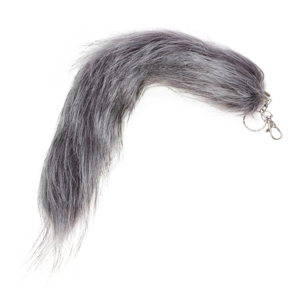 38cm Women Comfortable Soft Faux Fur Tail Keychain Anal Sex Toys |