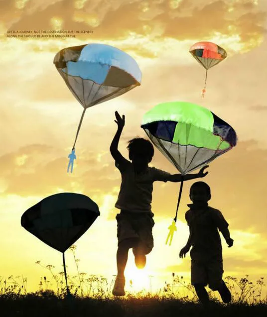 Mini Parachute Hand Throwing Toy Play Outdoor Games Children Educational Toys for With Figure Soldier GYH | Игрушки и хобби
