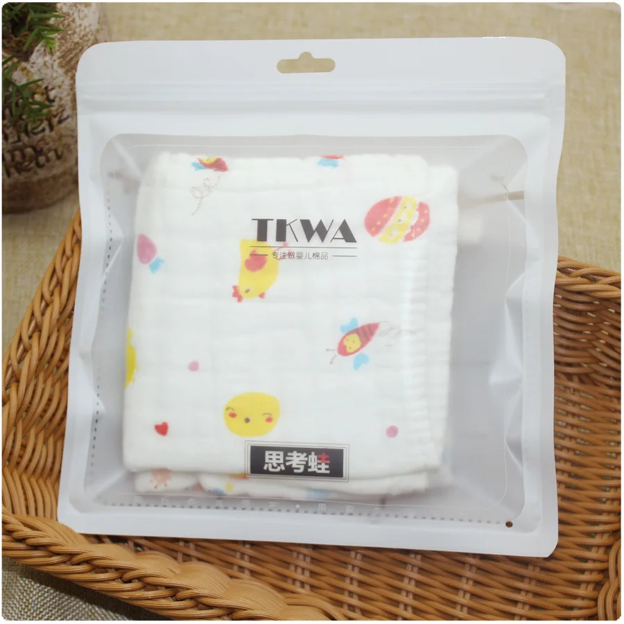 4 шт./лот 25*25 см 6 полов Хлопковое полотенце детские вещи для новорожденных детский