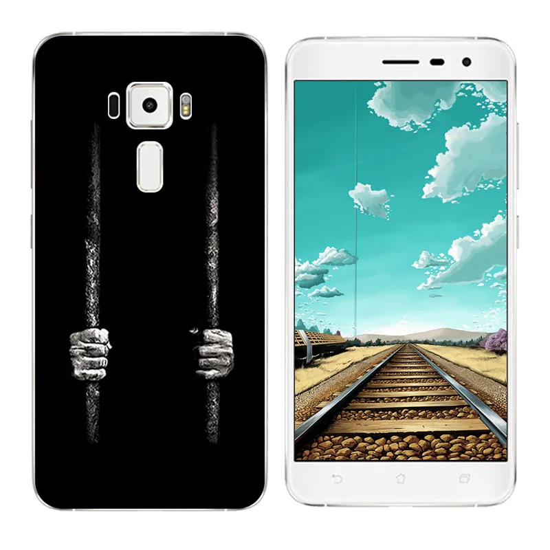 Для Asus Zenfone 3 Чехол ZE552KL Мягкий Силиконовый ТПУ чехол для телефона с рисунком 5