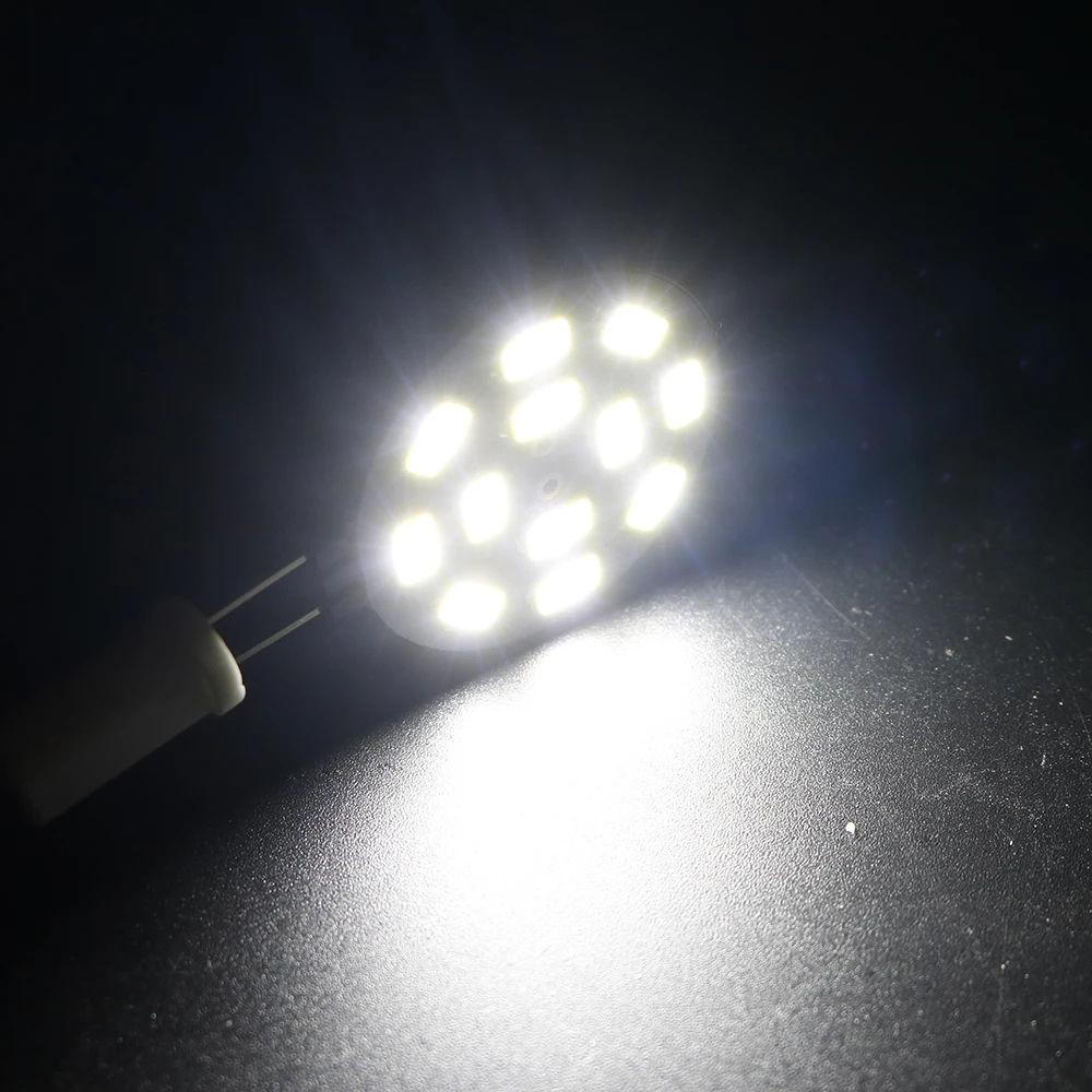 Светодиодная лампа Tightsen-Home G4 3Вт 12SMD 5730 круглая 12В