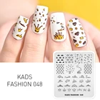 KADS дизайн ногтей шаблоны для стемпинга Fashion 048 Корона изображения дизайн штамповка для маникюра штамповочный трафарет для полировки штамповки