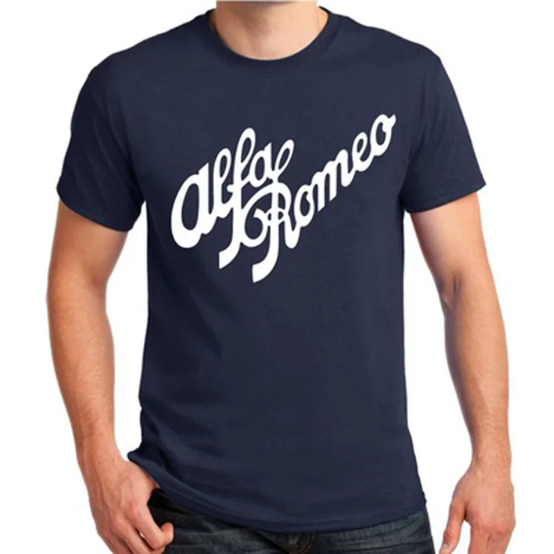 Alfa Romeo сценарий в красных классические футболки футболка итальянские Camiseta