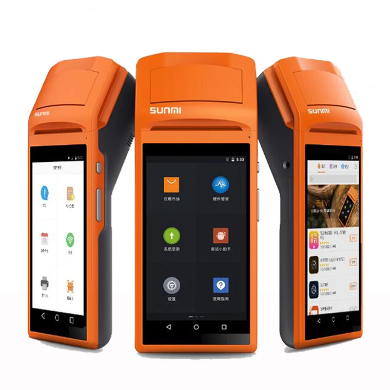 Бесплатная доставка! SM-V1 Android 3G pos системы 5 дюймов дисплей мобильного Ручной Смарт
