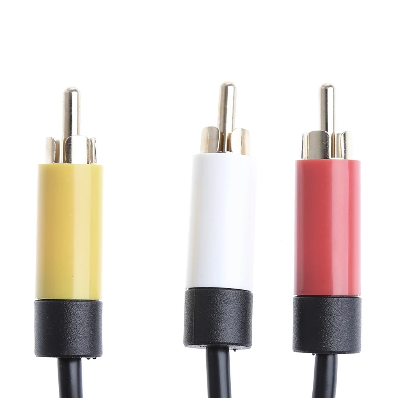 RCA Audio Video AV Composite Cable Cord For Microsoft Xbox 360 Slim 1.8M/6FT | Электроника