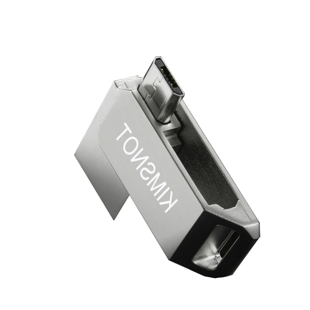 Металлический Мини OTG Флешка 64 ГБ 32 USB флеш-накопитель 16 8 высокоскоростной флешка