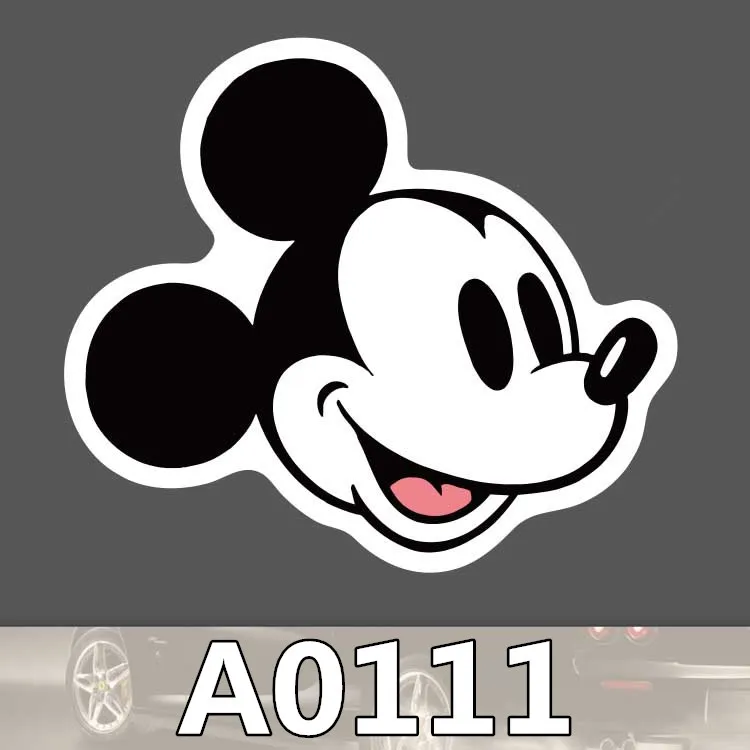 Стикер с рисунком Минни и Микки милый Водонепроницаемый Чемоданчик для ноутбука