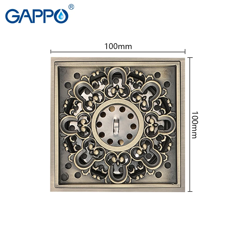 GAPPO Drains shower bath sink plug drain stopper floor bathroom brass drains | Обустройство дома