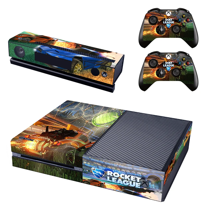 Rocket League кожи Стикеры наклейка для Microsoft Xbox One консоли и 2 контроллеры шкуры s