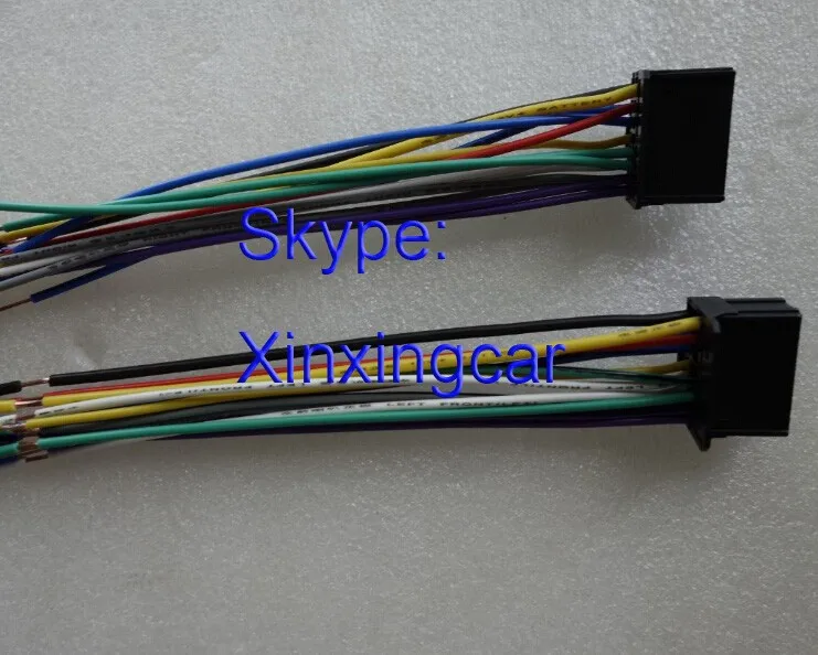 Бесплатная доставка 2 шт. автомобильный стерео кабель Pioneer в старом стиле с