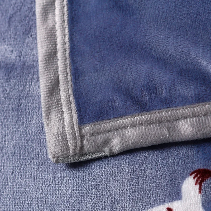 Модный стиль мультфильм шаблон Коралловое ватеное одеяло для дивана кровати