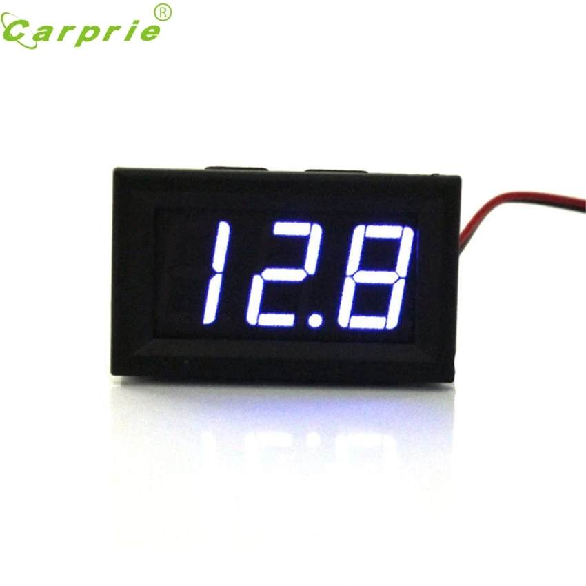 Вольтметр мотоциклетный Амперметр надежный модный новый DC 0 30 в светодиодный 3