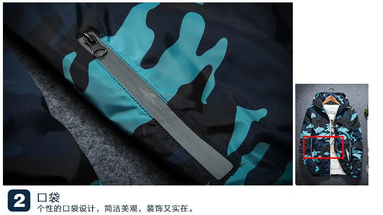 Новая модная брендовая камуфляжная куртка для мужчин размера плюс камуфляжная ветровка с капюшоном куртки Военная парусиновая Куртка парка уличная одежда