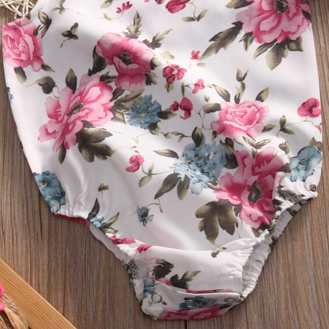Cute Newborn Baby Girl Romper 2017 Summer Floral Clothes Peter Pan Collar Sleeveless Toddler Kids Sunsuit Outfits 0-24M | Детская одежда