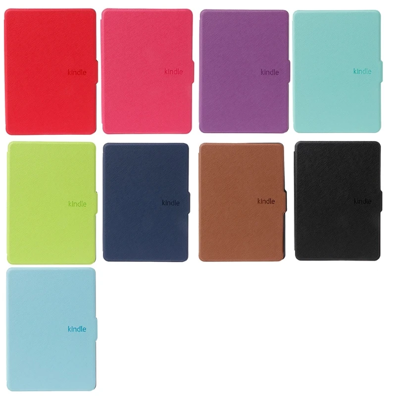 

2020 New New Faux Leather Flip Stand Tablet Case Cover For Amazon Kindle 8th Generation